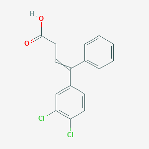 molecular formula C₁₆H₁₂Cl₂O₂ B1146363 4-(3,4-二氯苯基)-4-苯基丁-3-烯酸 CAS No. 79560-17-1