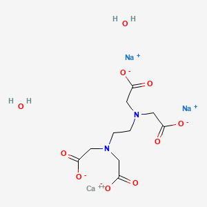 molecular formula C10H16CaN2Na2O9 B1146365 EthylenediaminetetraaceticacidcalciumDisodiumsalthydrate CAS No. 23411-34-9