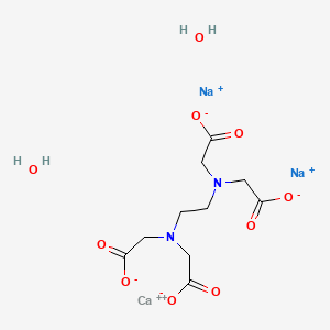 molecular formula C10H16CaN2Na2O10 B1146365 Calcium disodium (ethylenedinitrilo)tetraacetate dihydrate CAS No. 23411-34-9