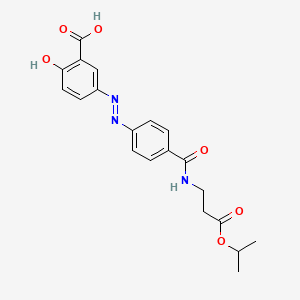 molecular formula C₂₀H₂₁N₃O₆ B1146369 Balsalazide Isopropyl Ester CAS No. 1346606-13-0