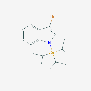 molecular formula C17H26BrNSi B114637 3-Bromo-1-(triisopropylsilyl)indole CAS No. 148249-36-9