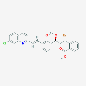2-[(3S)-3-(Acetyloxy)-1-bromo-3-[3-[(1E)-2-(7-chloro-2-quinolinyl)ethenyl]phenyl]propyl]-benzoic Acid Methyl Ester