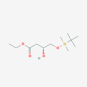 (3R)-4-[[(1,1-Dimethylethyl)dimethylsilyl]oxy]-3-hydroxy-butanoic Acid Ethyl Ester