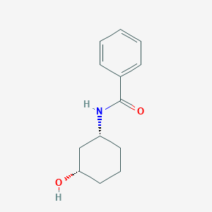 molecular formula C₁₃H₁₇NO₂ B1146399 cis-N-(3-Hydroxycyclohexyl)benzamide CAS No. 177366-89-1
