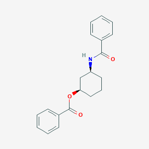 rac-cis-[3-Benzoyloxycyclohexyl]benzamide