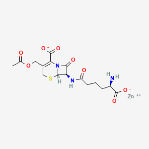 molecular formula C₁₆H₁₉N₃O₈SZn B1146415 Cephalosporin C Zinc Salt CAS No. 59143-60-1