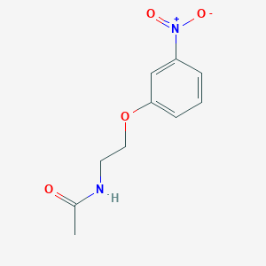 molecular formula C10H12N2O4 B11464229 N-[2-(3-nitrophenoxy)ethyl]acetamide 