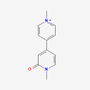 1',2'-Dihydro-1,1'-dimethyl-2'-oxo-4,4'-bipyridinium(1+)