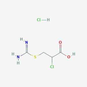 3-[(Aminoiminomethyl)thio]-2-chloro-propanoic Acid Hydrochloride