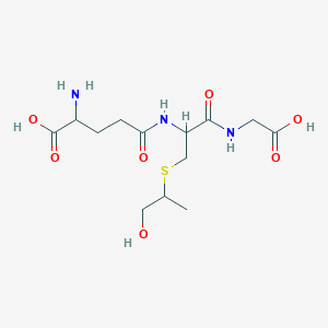 molecular formula C₁₃H₂₃N₃O₇S B1146472 S-(1-Methyl-2-hydroxyethyl)glutathione CAS No. 1356019-76-5