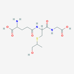molecular formula C₁₃H₂₃N₃O₇S B1146472 2-Amino-5-[[1-(carboxymethylamino)-3-(1-hydroxypropan-2-ylsulfanyl)-1-oxopropan-2-yl]amino]-5-oxopentanoic acid CAS No. 1356019-76-5