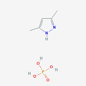 molecular formula C₅H₁₁N₂O₄P B1146475 3,5-Dimethylpyrazole phosphate CAS No. 1160634-41-2