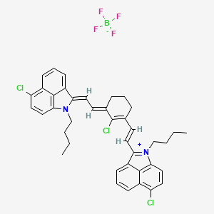 1-Butyl-2-[2-[3-[(1-butyl-6-chlorobenz[cd]indol-2(1H)-ylidene)ethylidene]-2-chloro-1-cyclohexen-1-yl]ethenyl]-6-chlorobenz[cd]indolium tetrafluoroborate