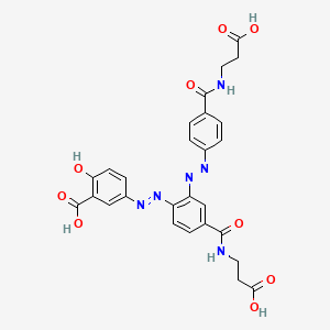 molecular formula C₂₇H₂₄N₆O₉ B1146485 Balsalazide impurity 3 CAS No. 1346606-53-8