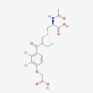 molecular formula C₁₈H₂₁Cl₂NO₇S B1146486 Ethacrynic Acid Mercapturate CAS No. 54546-23-5