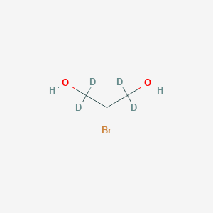 molecular formula C₃H₃D₄BrO₂ B1146490 2-Bromo-1,3-propanediol-d4 CAS No. 1346598-67-1
