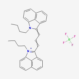 1-Butyl-2-[3-(1-butylbenzo[cd]indol-1-ium-2-yl)prop-2-enylidene]benzo[cd]indole;tetrafluoroborate