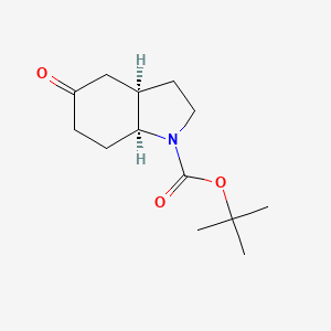 (3aR,7aS)-rel-tert-Butyl 5-oxooctahydro-1H-indole-1-carboxylate