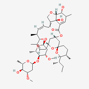 molecular formula C₄₈H₇₄O₁₄ B1146510 rac-2,3-Dehydro-3,4-dihydro Ivermectin CAS No. 1135339-49-9