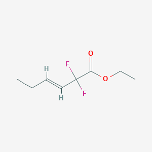 molecular formula C10H5F5O2 B1146513 Difluoro(2,3,4-trifluorophenyl)methyl prop-2-enoate CAS No. 153614-61-0