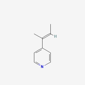 molecular formula C9H11N B1146527 4-[(2E)-2-Buten-2-yl]pyridine CAS No. 149586-04-9