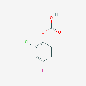 molecular formula C7H4ClFO3 B1146554 2-Chloro-4-fluorophenyl hydrogen carbonate CAS No. 141852-65-5