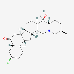 molecular formula C27H42ClNO2 B1146556 3-beta-chloro-Imperialine CAS No. 153720-48-0