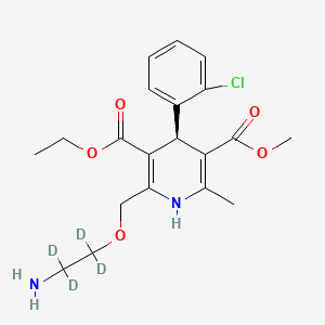 molecular formula C20H25ClN2O5 B1146558 Levamlodipine-d4 CAS No. 1346616-97-4