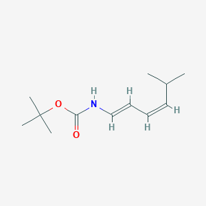 molecular formula C12H21NO2 B1146568 2-Methyl-2-propanyl [(1E,3Z)-5-methyl-1,3-hexadien-1-yl]carbamate CAS No. 157372-81-1