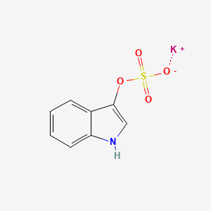 molecular formula C₈H₂D₄KNO₄S B1146574 1H-吲哚-3-基硫酸钾 CAS No. 1346601-03-3