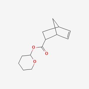 molecular formula C13H18O3 B1146585 2-Tetrahydropyranyl 5-norbornene-2-carboxylate CAS No. 154924-11-5