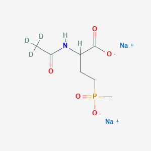 B1146611 N-Acetyl Glufosinate-d3 Disodium Salt CAS No. 1356933-74-8