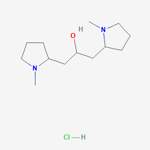 molecular formula C₁₃H₂₇ClN₂O B1146614 Dihydrocuscohygrine Hydrochloride CAS No. 80408-56-6