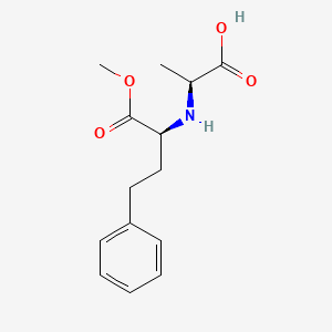 B1146623 (|AS)-|A-[[(1S)-1-Carboxyethyl]amino]benzenebutanoic Acid 1-Methyl Ester CAS No. 1356354-32-9