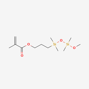 molecular formula C12H26O4Si2 B1146633 3-[[methoxy(dimethyl)silyl]oxy-dimethylsilyl]propyl 2-methylprop-2-enoate CAS No. 146632-07-7