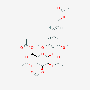 molecular formula C27H34O14 B114665 Syringin pentaacetate 