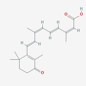 molecular formula C₂₀H₂₆O₃ B1146663 4-Oxo-(9-cis,13-cis)-Retinoic Acid CAS No. 1391062-39-7