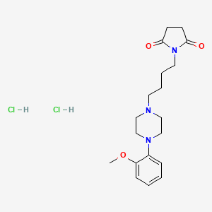 molecular formula C19H29Cl2N3O3 B1146670 MM 77 dihydrochloride CAS No. 159311-94-1