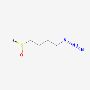 molecular formula C₅H₁₁N₃OS B1146672 (R)-1-Azido-4-(methylsulfinyl)-butane CAS No. 155185-01-6