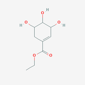 molecular formula C9H14O5 B1146673 Shikimic acid ethyl ester CAS No. 101769-63-5