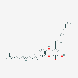 molecular formula C42H58O4 B114668 Peltatol B CAS No. 140872-95-3