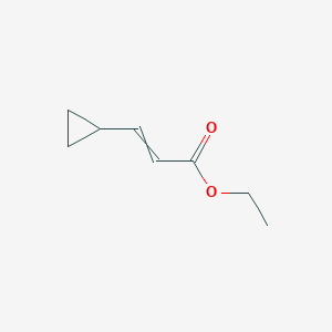 molecular formula C₈H₁₂O₂ B1146680 2-Propenoic acid, 3-cyclopropyl-, ethyl ester CAS No. 5808-99-1
