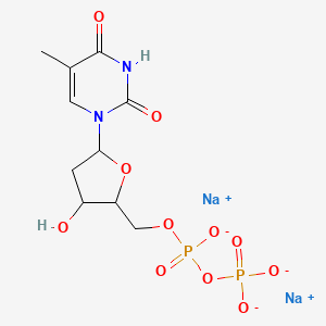 molecular formula C10H13N2Na2O11P2- B1146701 Thymidine 5'-diphosphate sodium salt CAS No. 108322-12-9