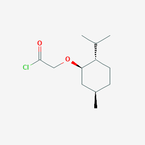 B1146727 2-(((1R,2S,5R)-2-Isopropyl-5-methylcyclohexyl)oxy)acetyl chloride CAS No. 15356-62-4
