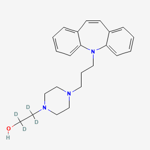 molecular formula C₂₃H₂₇D₄Cl₂N₃O B1146734 Opipramol-d4 CAS No. 1215716-70-3