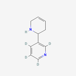 molecular formula C10H12N2 B1146741 (R,S)-Anatabine-d4 CAS No. 1020719-11-2