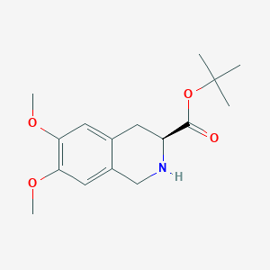 (S)-6,7-Dimethoxy-1,2,3,4-tetrahydro-3-isoquinoline carboxylic tert butyl ester