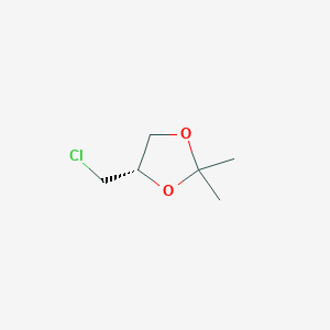 molecular formula C6H11ClO2 B114675 (S)-4-(氯甲基)-2,2-二甲基-1,3-二噁烷 CAS No. 60456-22-6