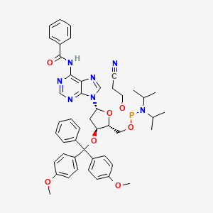 (N6-Benzoyl)-5'-O-[(N,N-diisopropylamino)-(2-cyanoethoxy)phosphinyl]-3'-O-(4,4'-dimethoxytrityl)-2'-deoxyadenosine