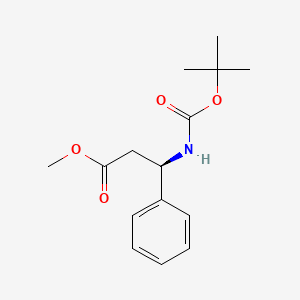 Methyl (R)-N-boc-3-phenyl-beta-alaninate